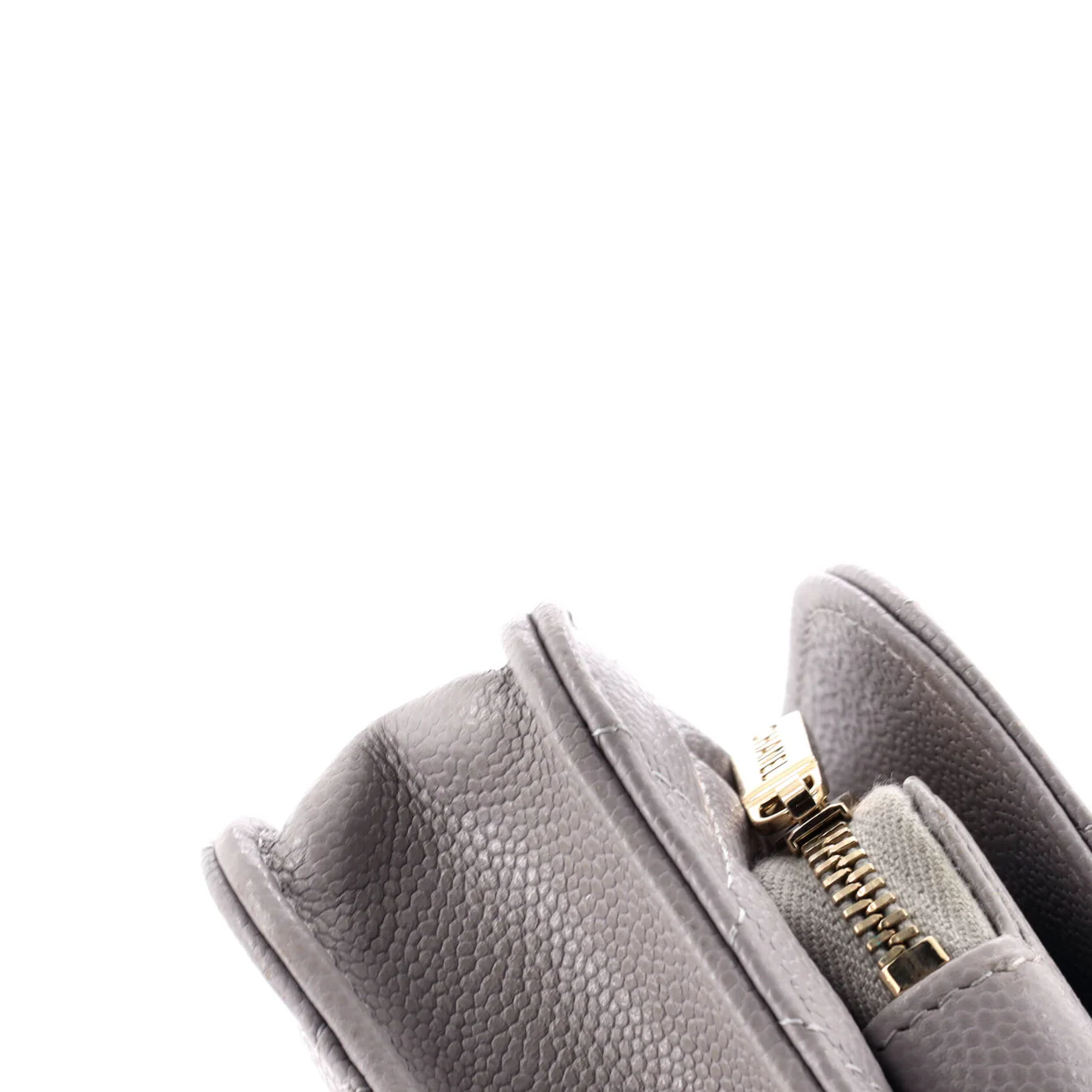 Business Affinity Flap Clutch with Chain Quilted Caviar - Deep Luxury