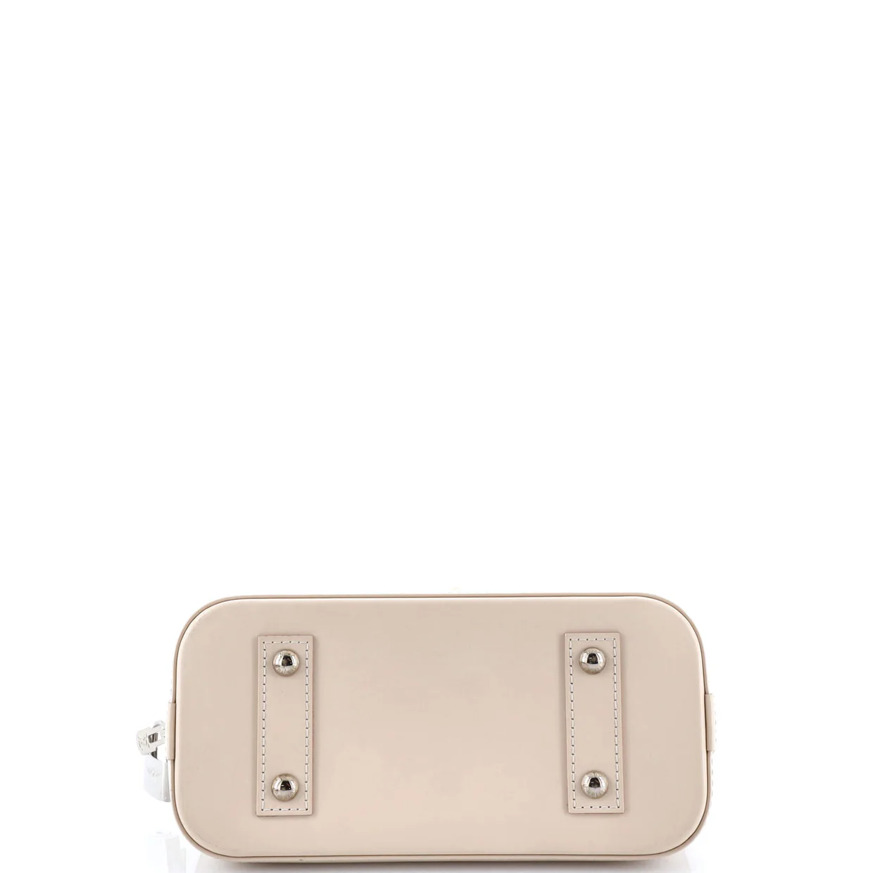 Alma Handbag Epi Leather with Logo Jacquard Strap BB - Deep Luxury