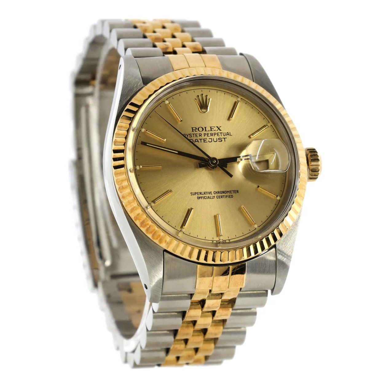 Oyster Perpetual Datejust Automatic Watch Stainless Steel and Yellow Gold 36 - Deep Luxury