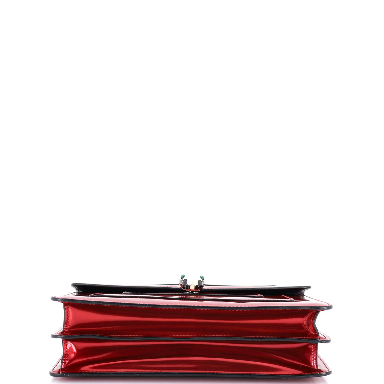 Serpenti Forever Shoulder Bag Metallic Leather Medium - Deep Luxury