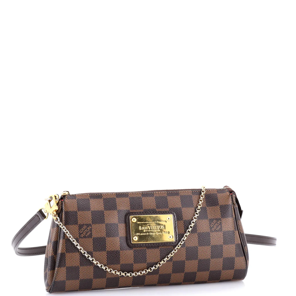 Eva Handbag Damier - Deep Luxury