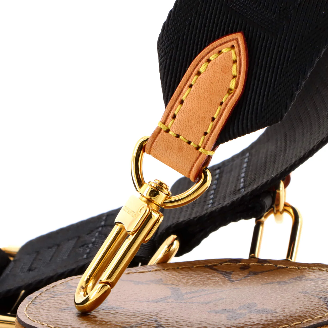 Multi Pochette Accessoires Bandouliere Shoulder Strap Nylon with Reverse Monogram Canvas - Deep Luxury