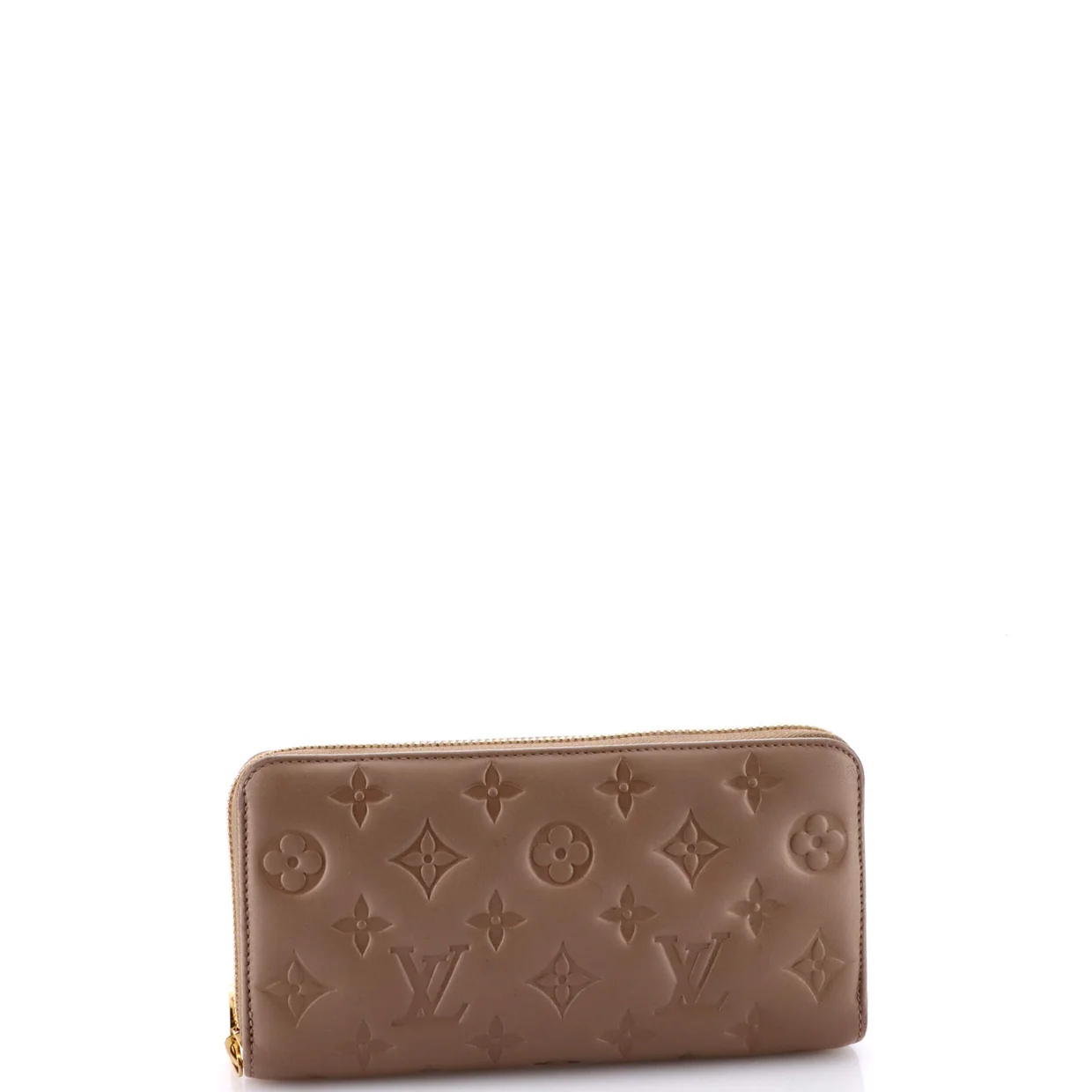 Coussin Zippy Wallet Monogram Embossed Lambskin - Deep Luxury