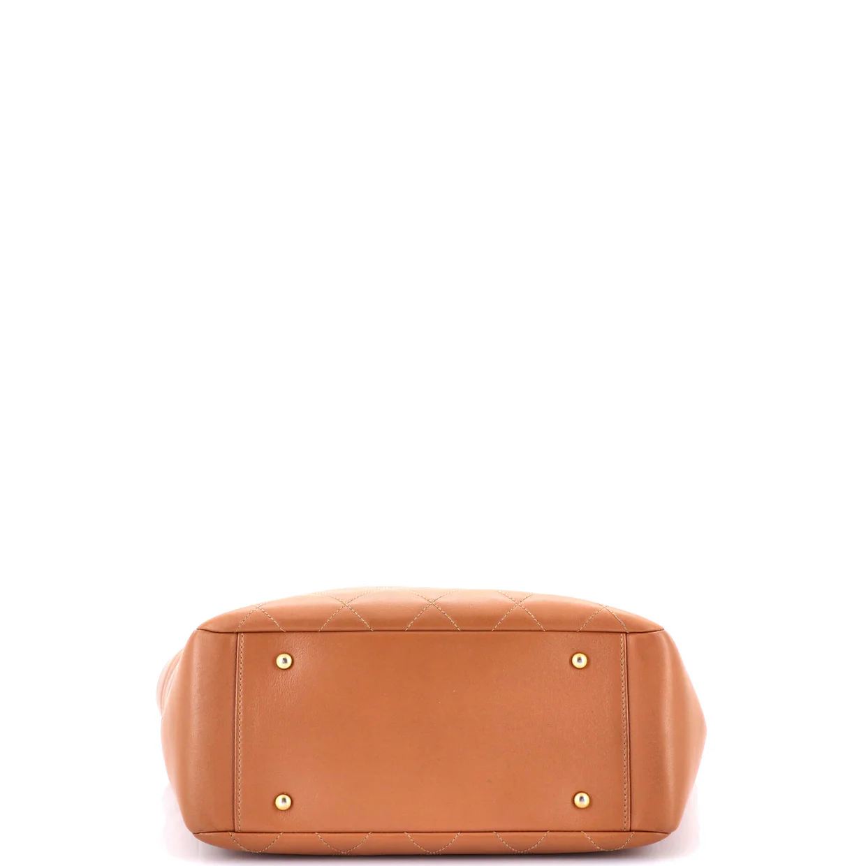 Open Shopping Tote Quilted Lambskin Large - Deep Luxury