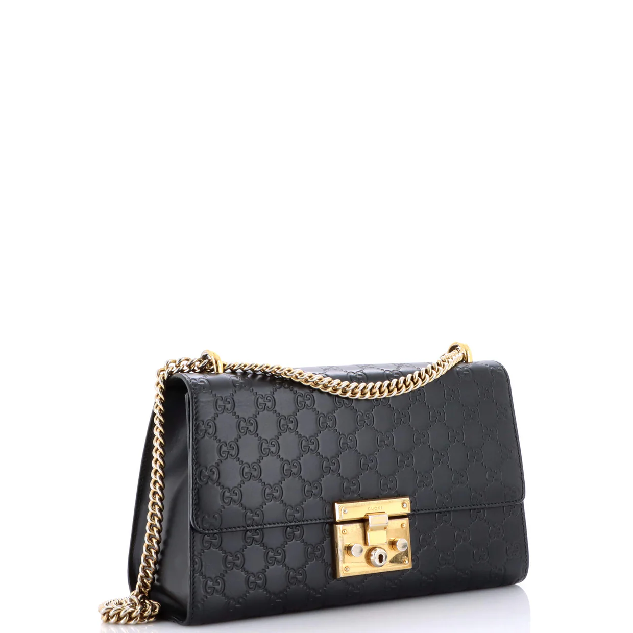 Padlock Shoulder Bag Guccissima Leather Medium - Deep Luxury