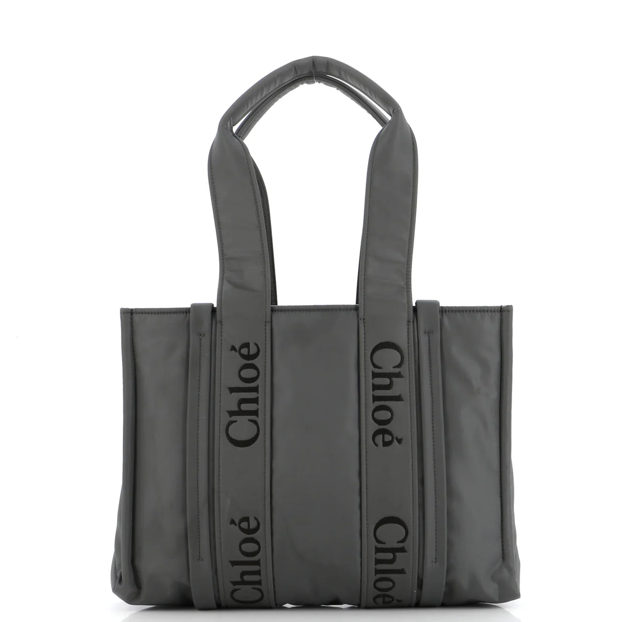 Woody Tote Recycled Nylon Medium - Deep Luxury