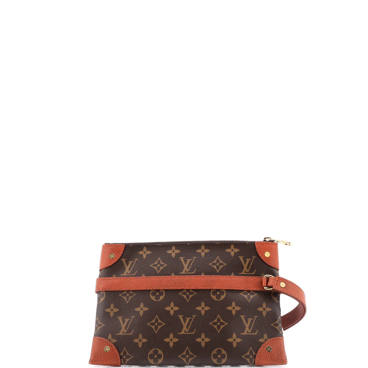 x NBA Net Flat Pouch Monogram Canvas - Deep Luxury