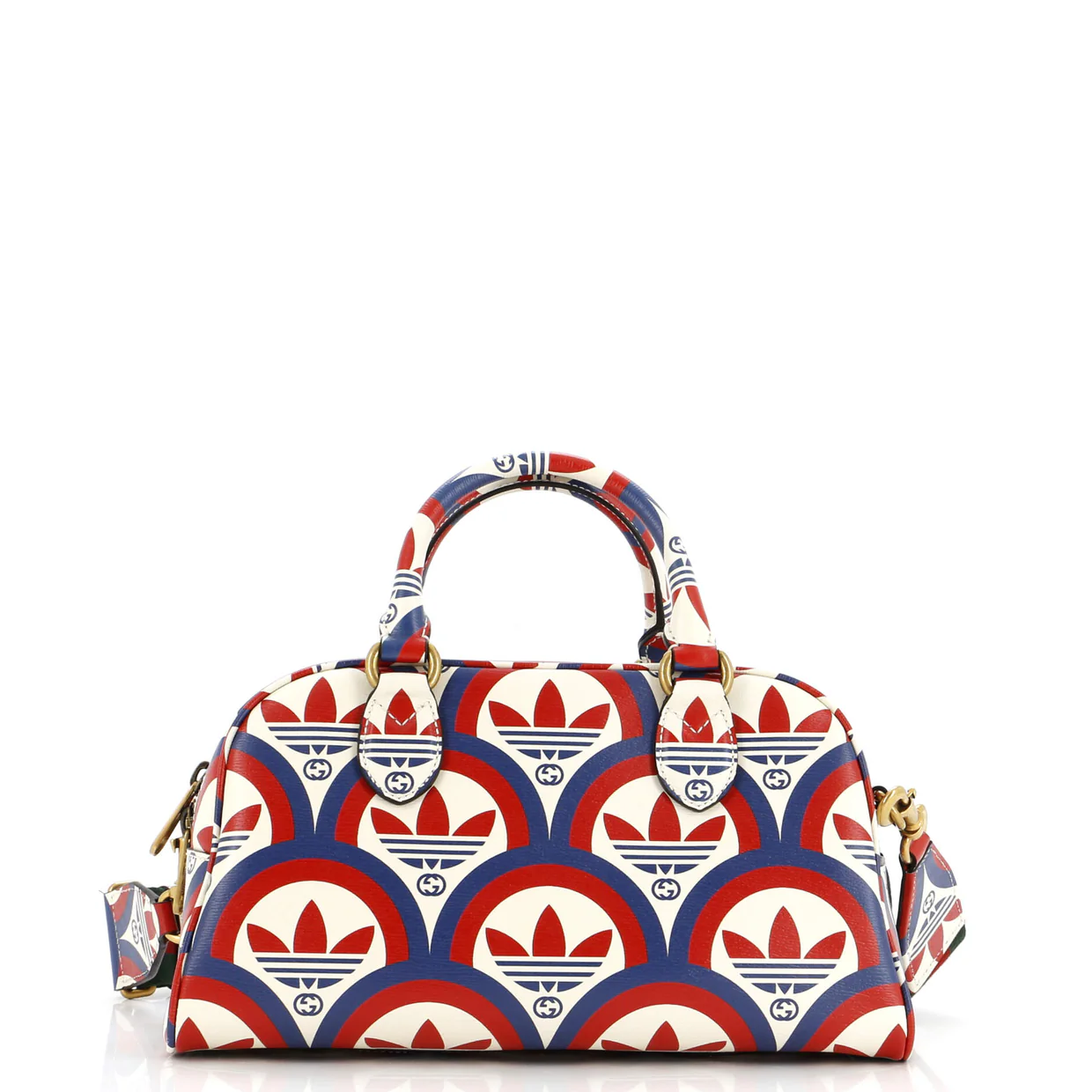 x adidas Duffle Bag Printed Leather Mini - Deep Luxury