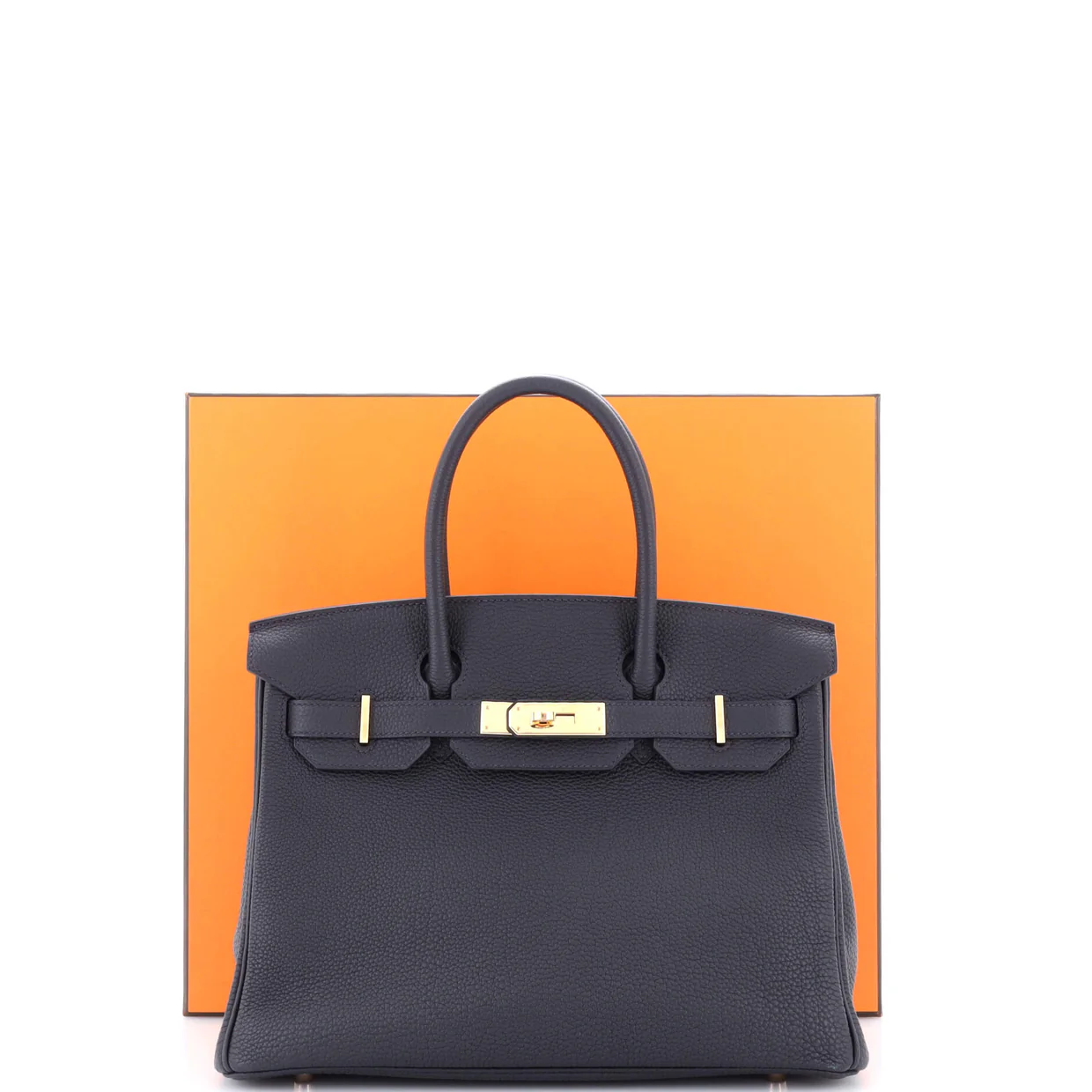 Birkin Handbag Caban Togo with Rose Gold Hardware 30 - Deep Luxury