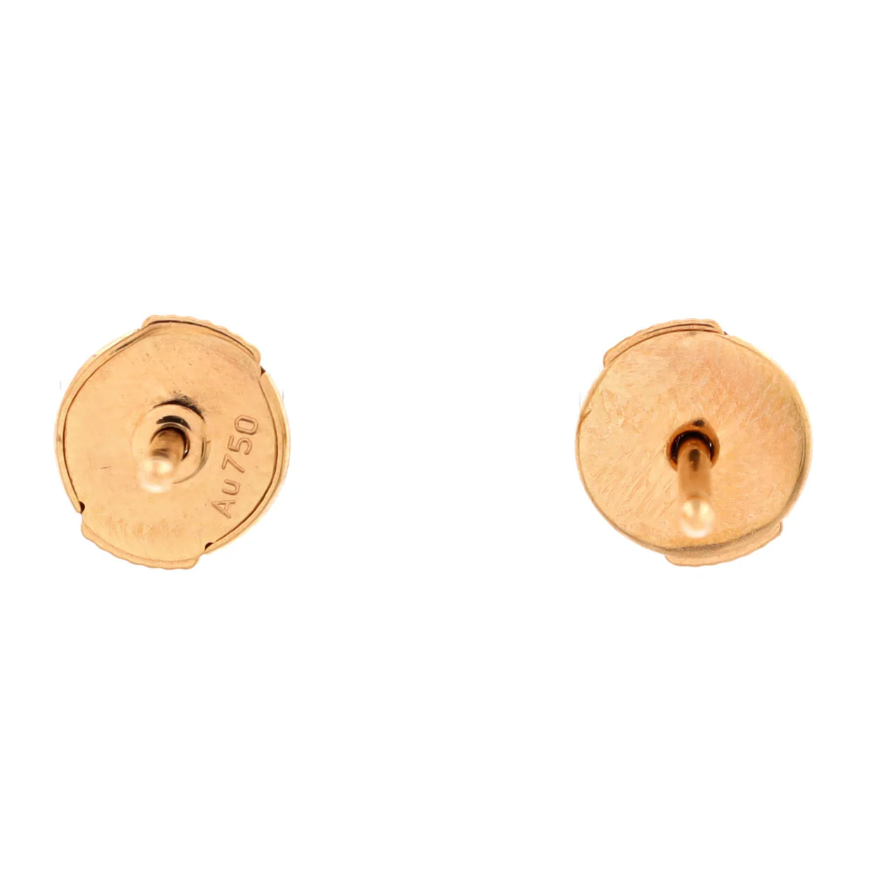 d'Amour Stud Earrings 18K Rose Gold and Diamonds Small - Deep Luxury