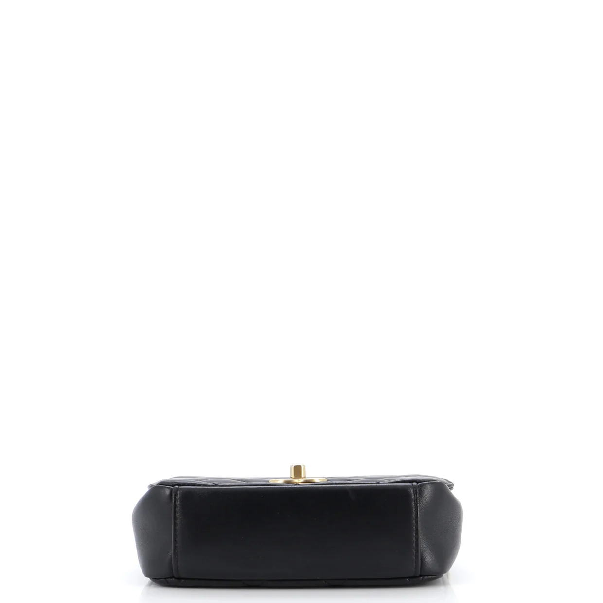 CC Coin Chain Flap Bag Quilted Lambskin Small - Deep Luxury