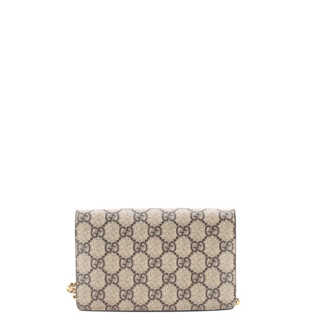 Cherries Wallet on Chain GG Coated Canvas Mini - Deep Luxury