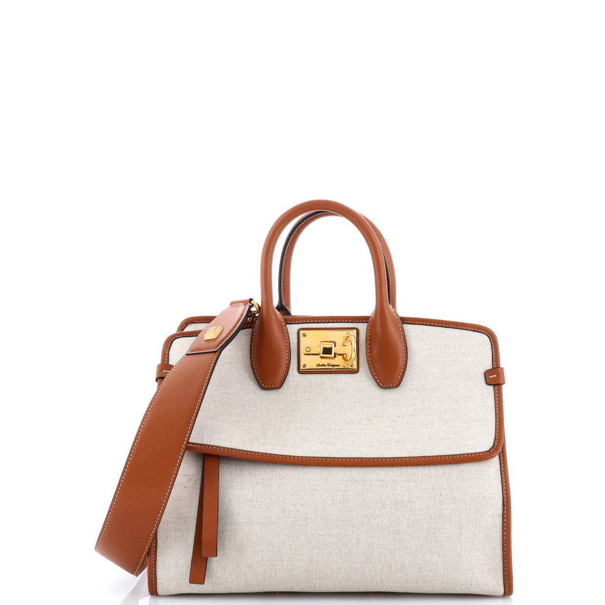 Studio Soft Satchel Canvas Small - Deep Luxury