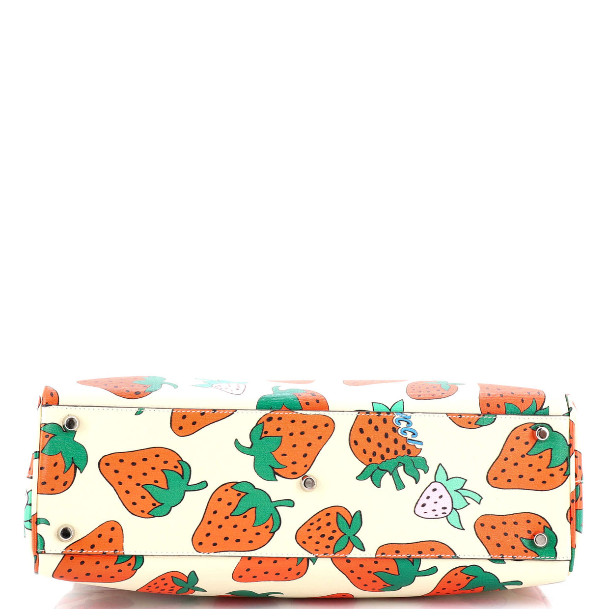 Zumi Top Handle Bag Printed Leather Medium - Deep Luxury