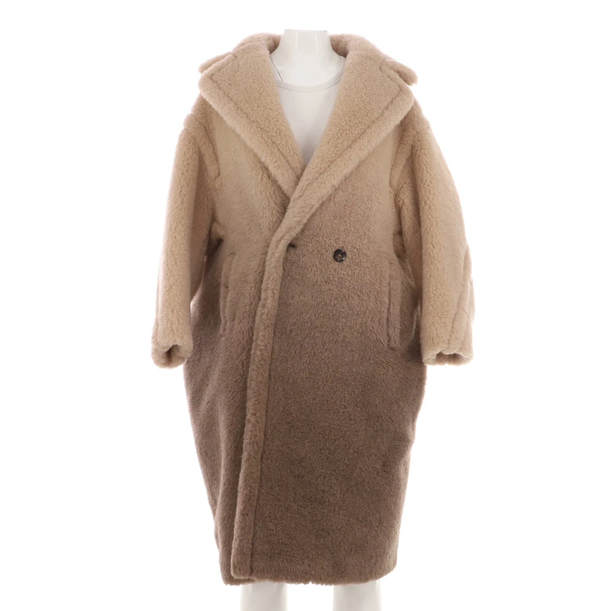 Women's Teddy Bear Icon Coat Alpaca Blend - Deep Luxury