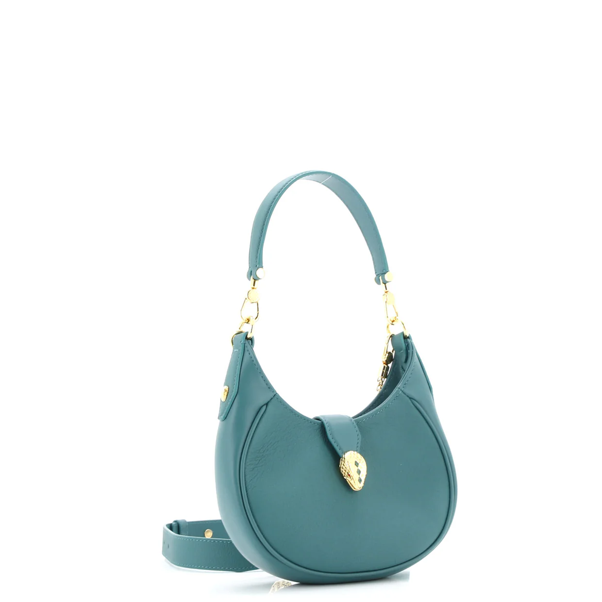 Serpenti Ellipse Crossbody Bag Leather Small - Deep Luxury