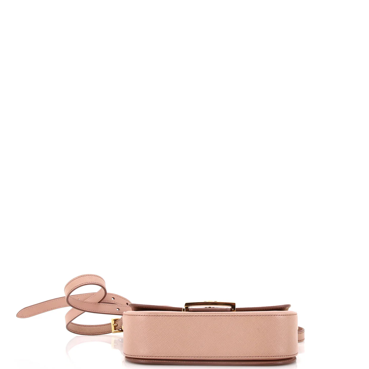 Embleme Flap Bag Saffiano Leather Small - Deep Luxury