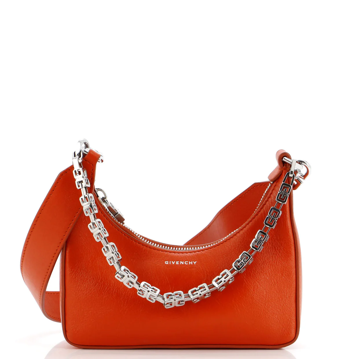 Moon Cut Out Bag Leather Mini - Deep Luxury