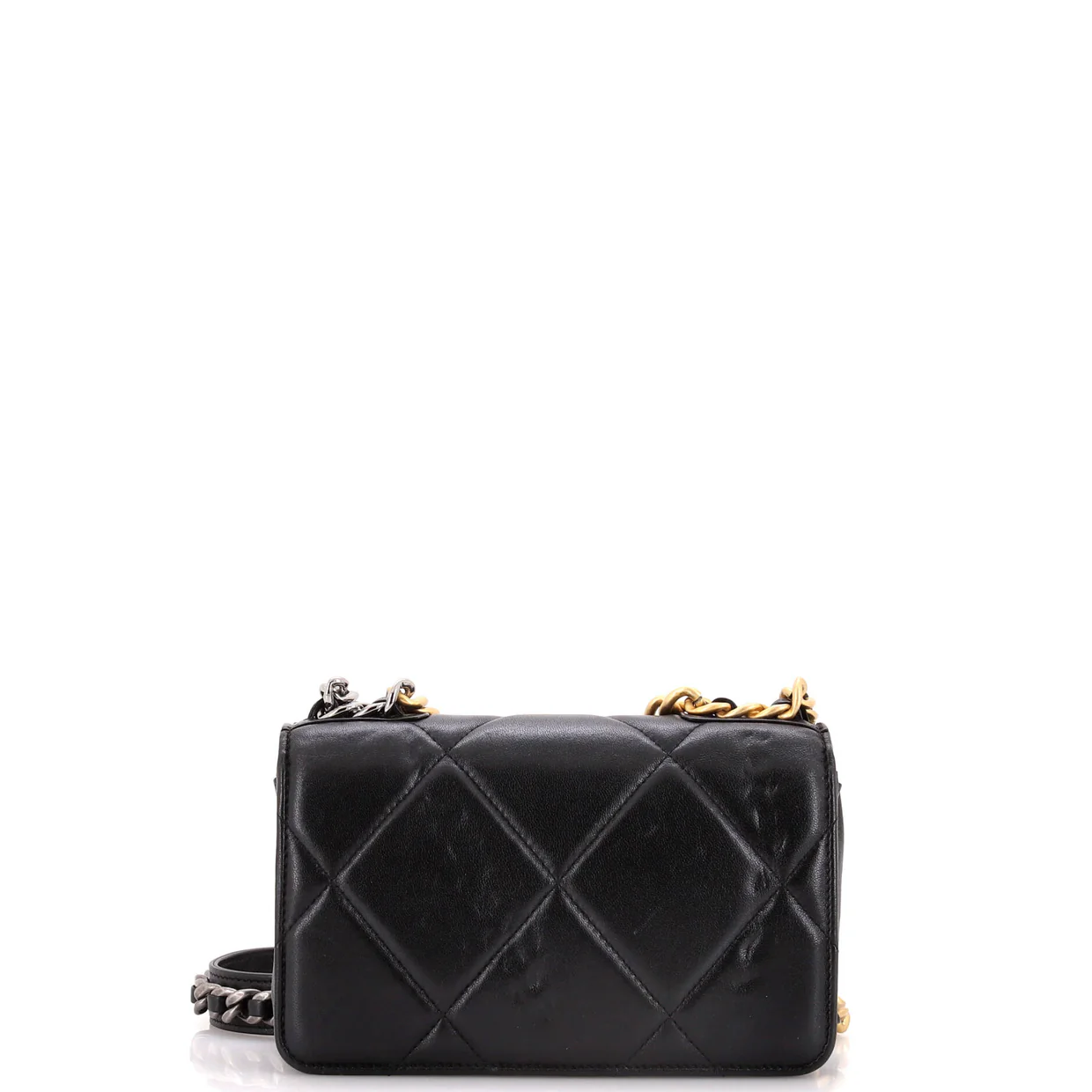 19 Wallet on Chain Quilted Lambskin - Deep Luxury