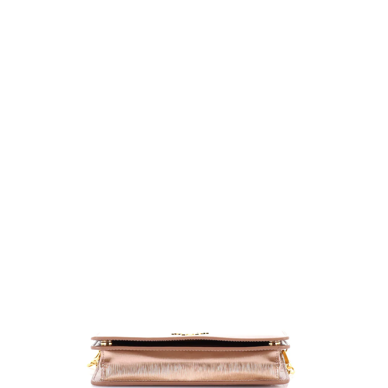 Chain Wallet Crossbody Saffiano Leather - Deep Luxury