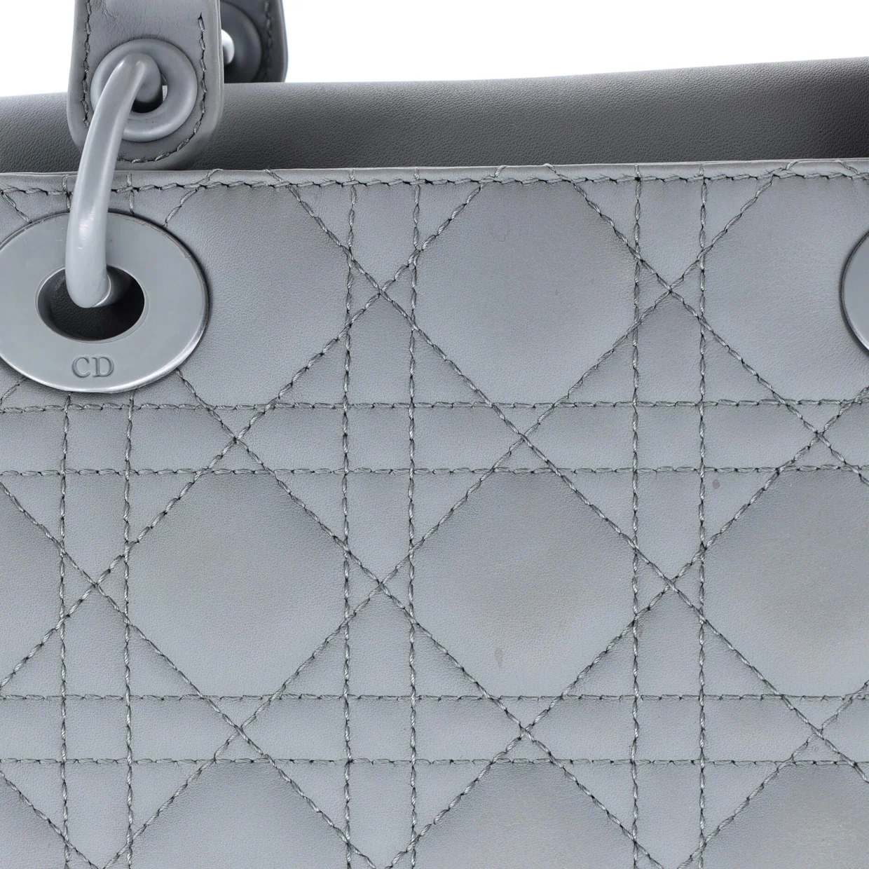 Ultra Matte Lady Dior Bag Cannage Quilt Calfskin Medium - Deep Luxury