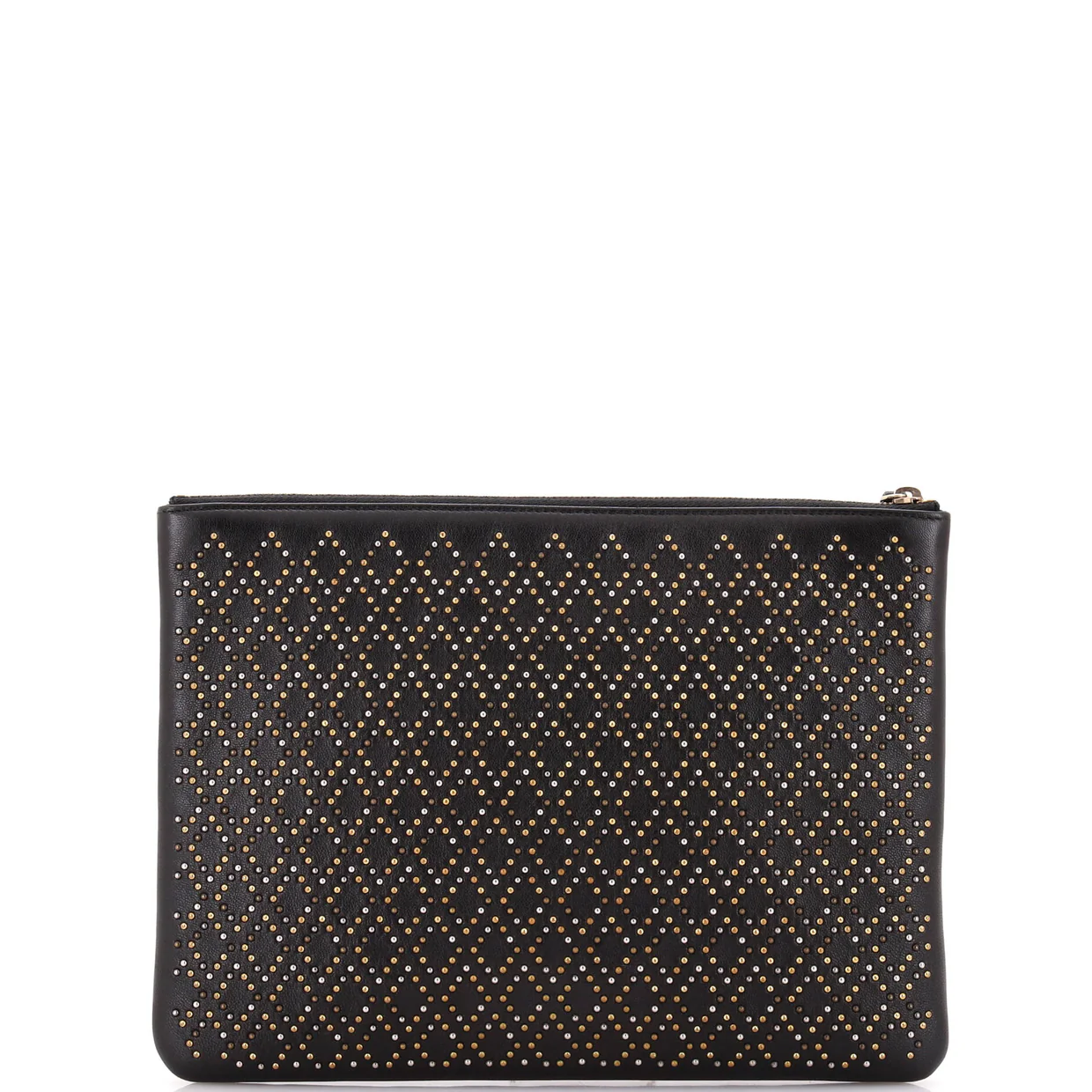 O Case Clutch Studded Lambskin Medium - Deep Luxury