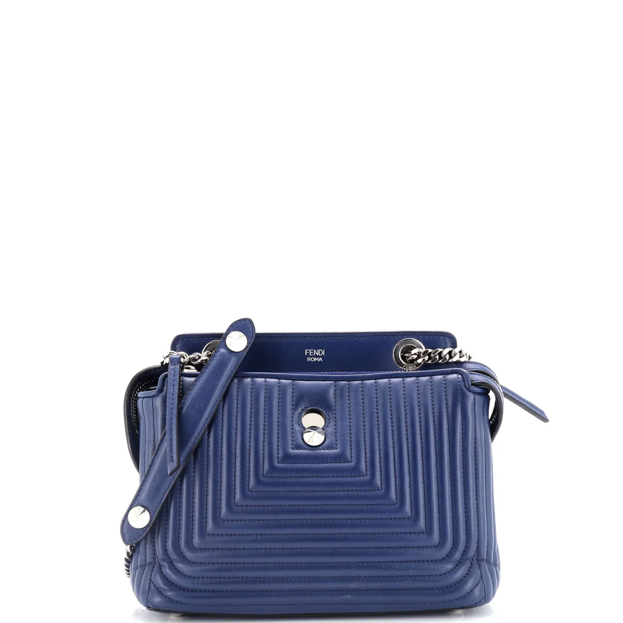 DotCom Click Shoulder Bag Quilted Leather Small - Deep Luxury