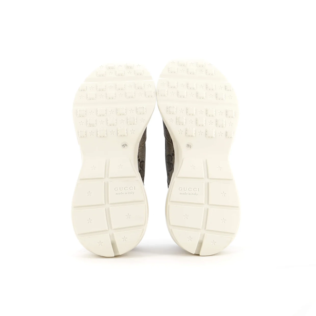 Rhyton Sneakers Jumbo GG Coated Canvas - Deep Luxury