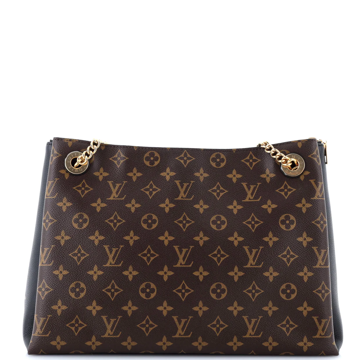 Surene Handbag Monogram Canvas with Leather MM - Deep Luxury