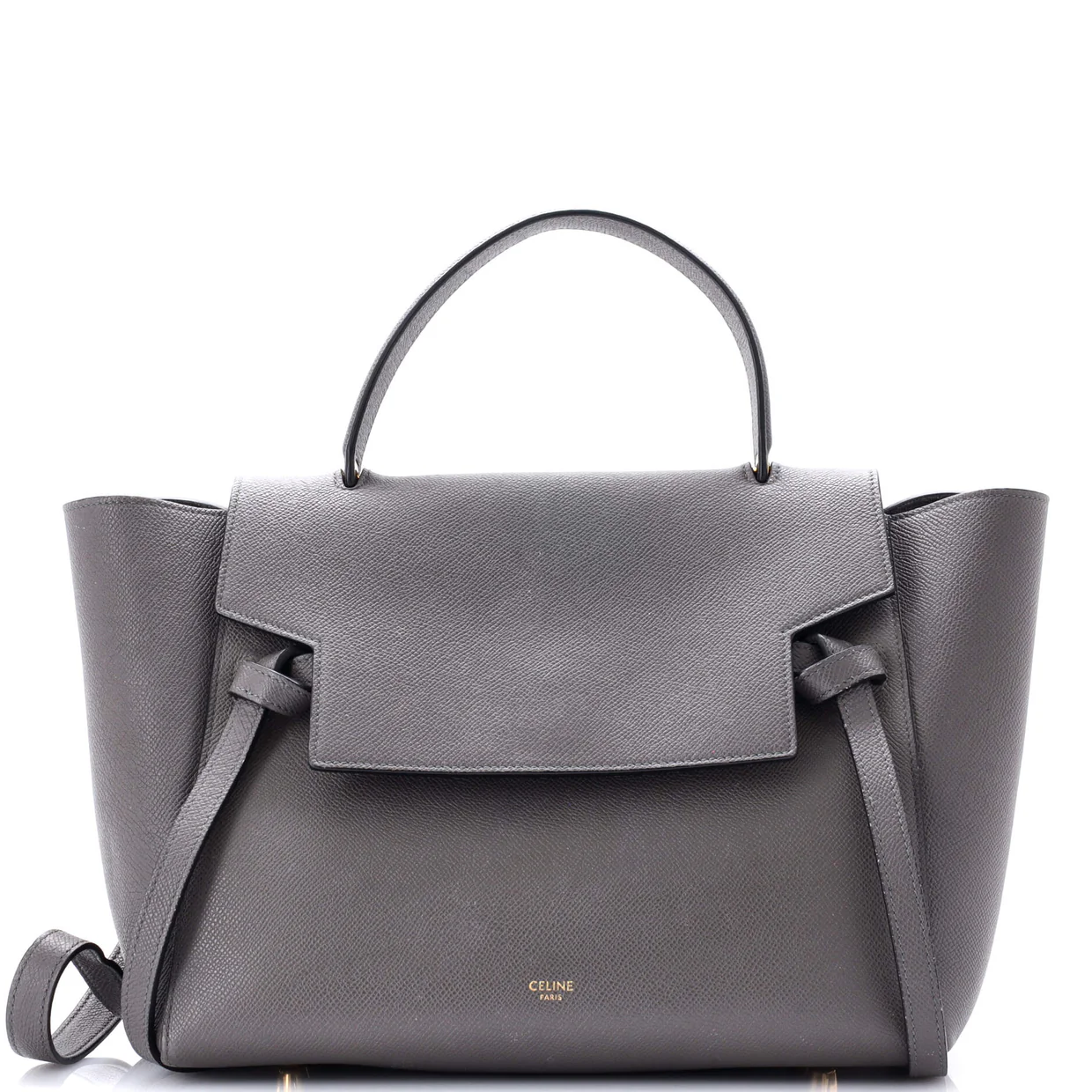 Belt Bag Textured Leather Mini - Deep Luxury