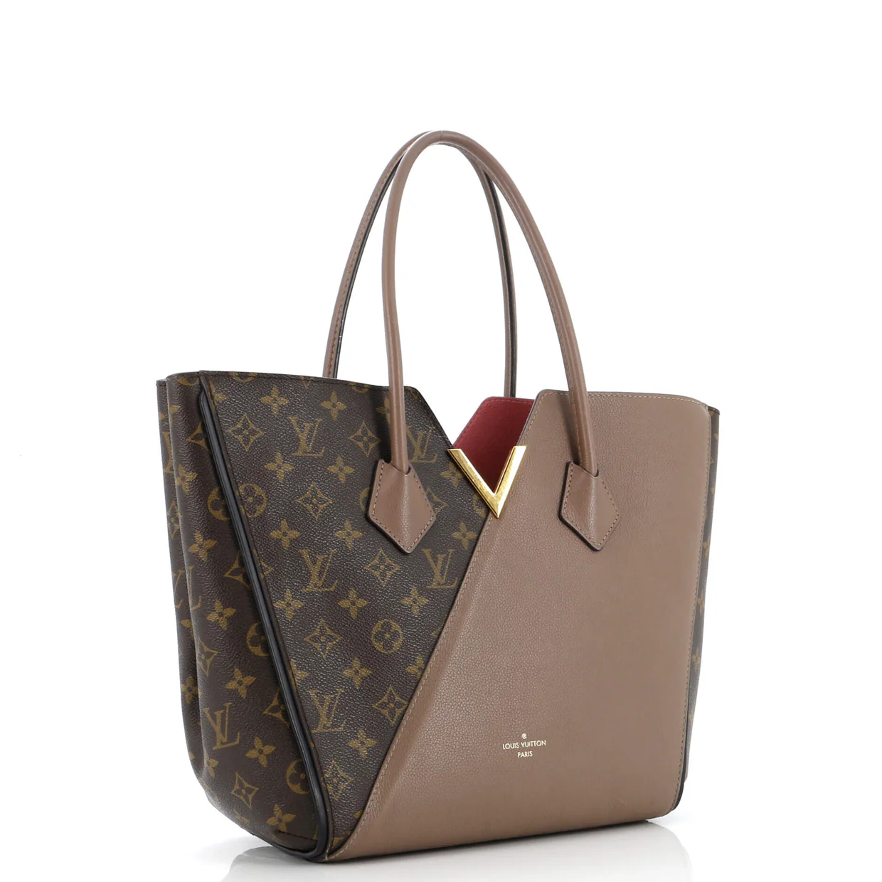 Kimono Handbag Monogram Canvas and Leather MM - Deep Luxury