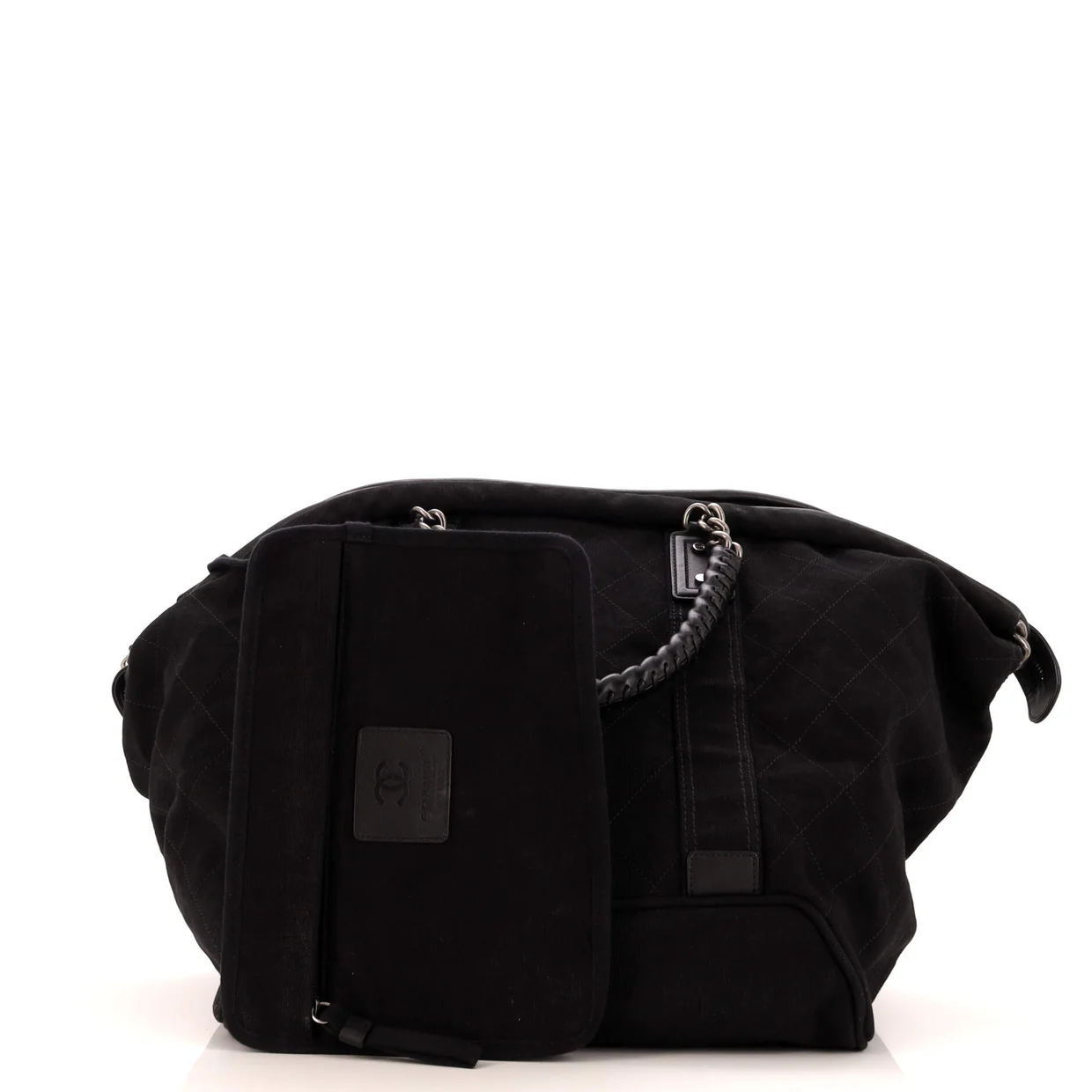 Street Style Weekender Bag Quilted Canvas - Deep Luxury
