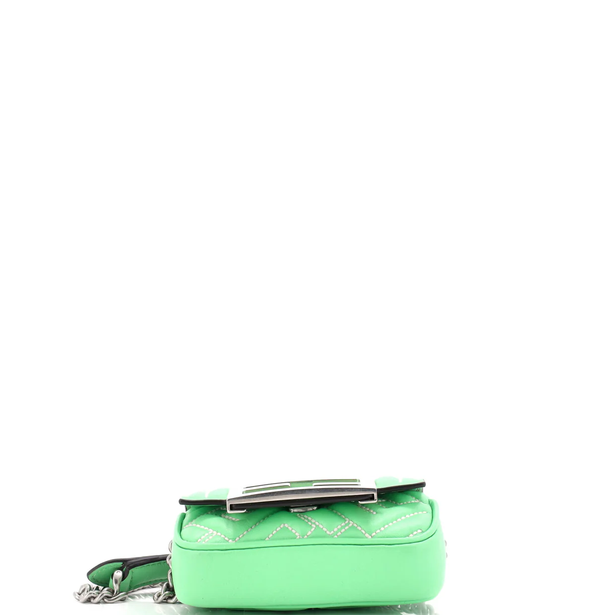Baguette NM Bag Zucca Embossed Leather Nano - Deep Luxury
