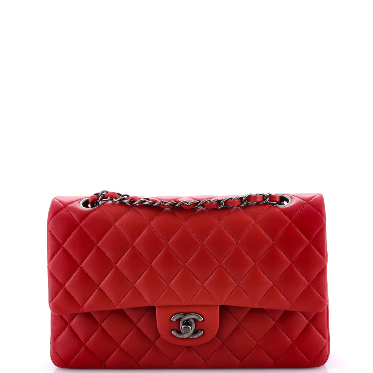 Classic Double Flap Bag Quilted Lambskin Medium - Deep Luxury