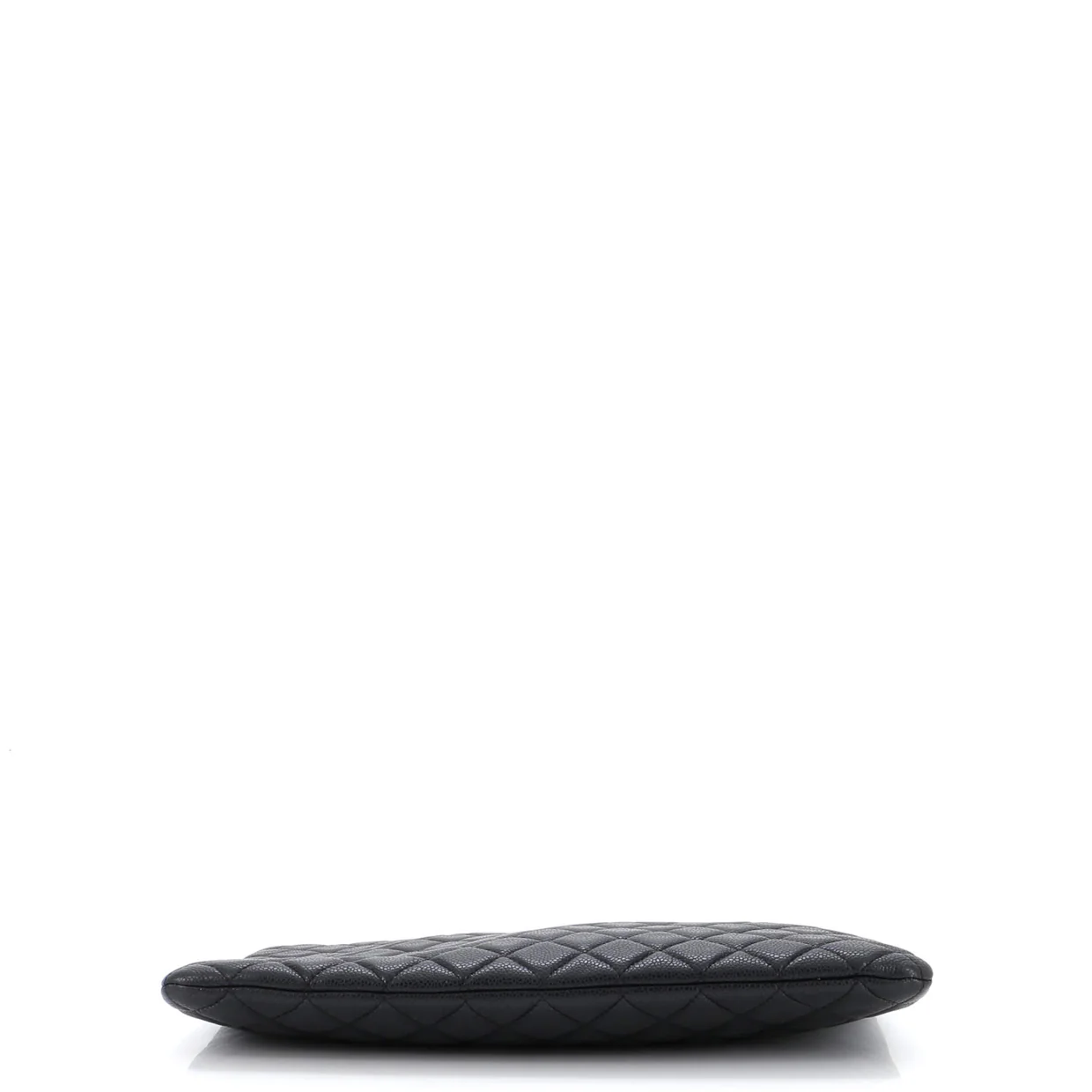 O Case Clutch Quilted Caviar Large - Deep Luxury