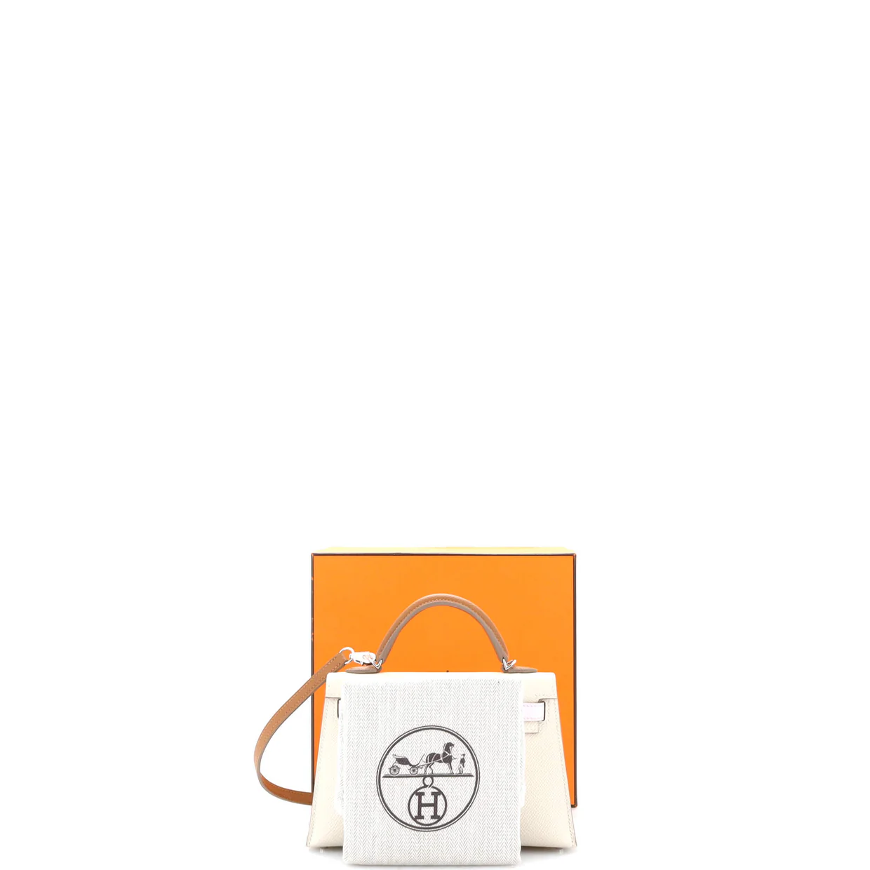 Kelly Mini II Bag Tricolor Epsom with Palladium Hardware 20 - Deep Luxury
