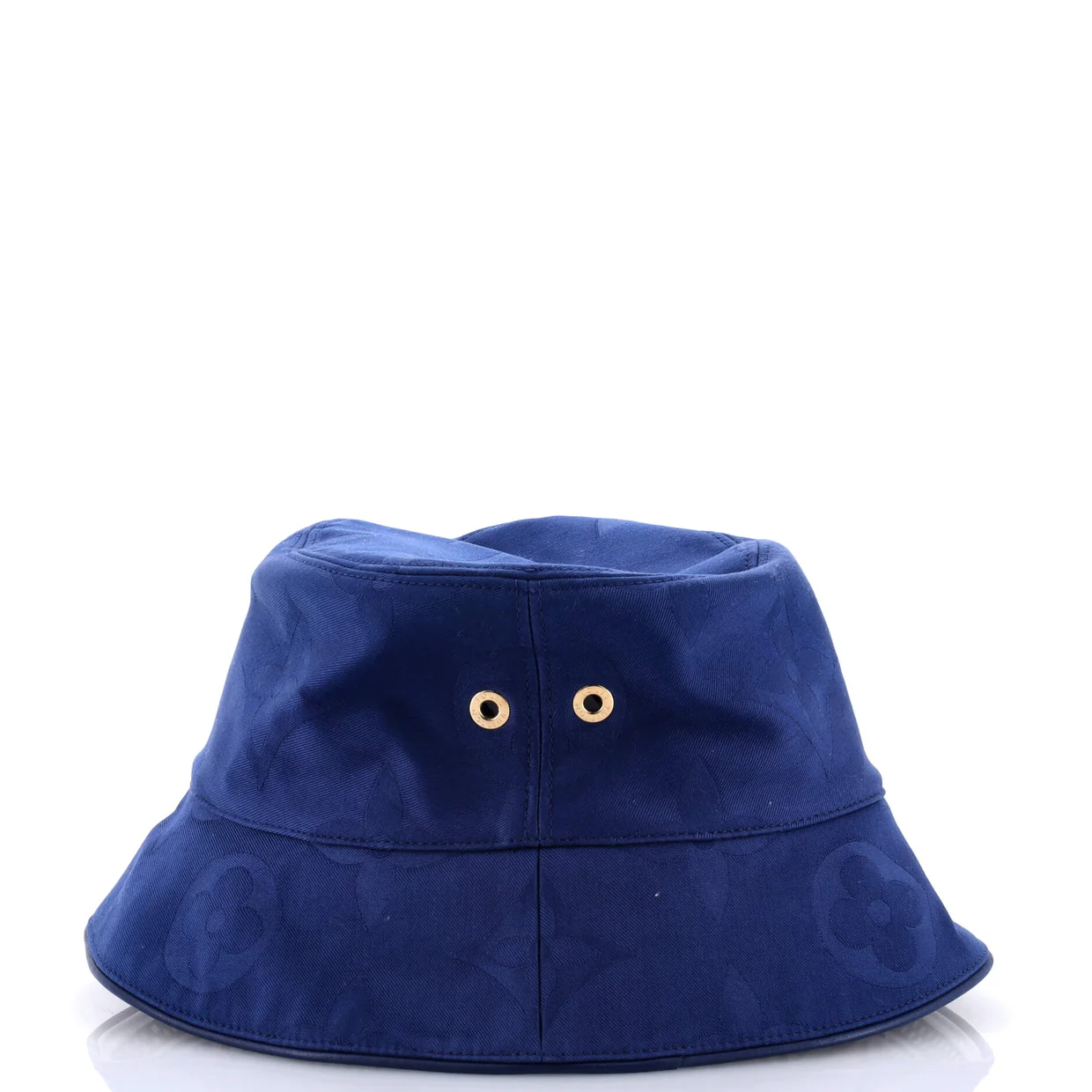 Monogram Flower Tile Reversible Hat Printed Cotton - Deep Luxury