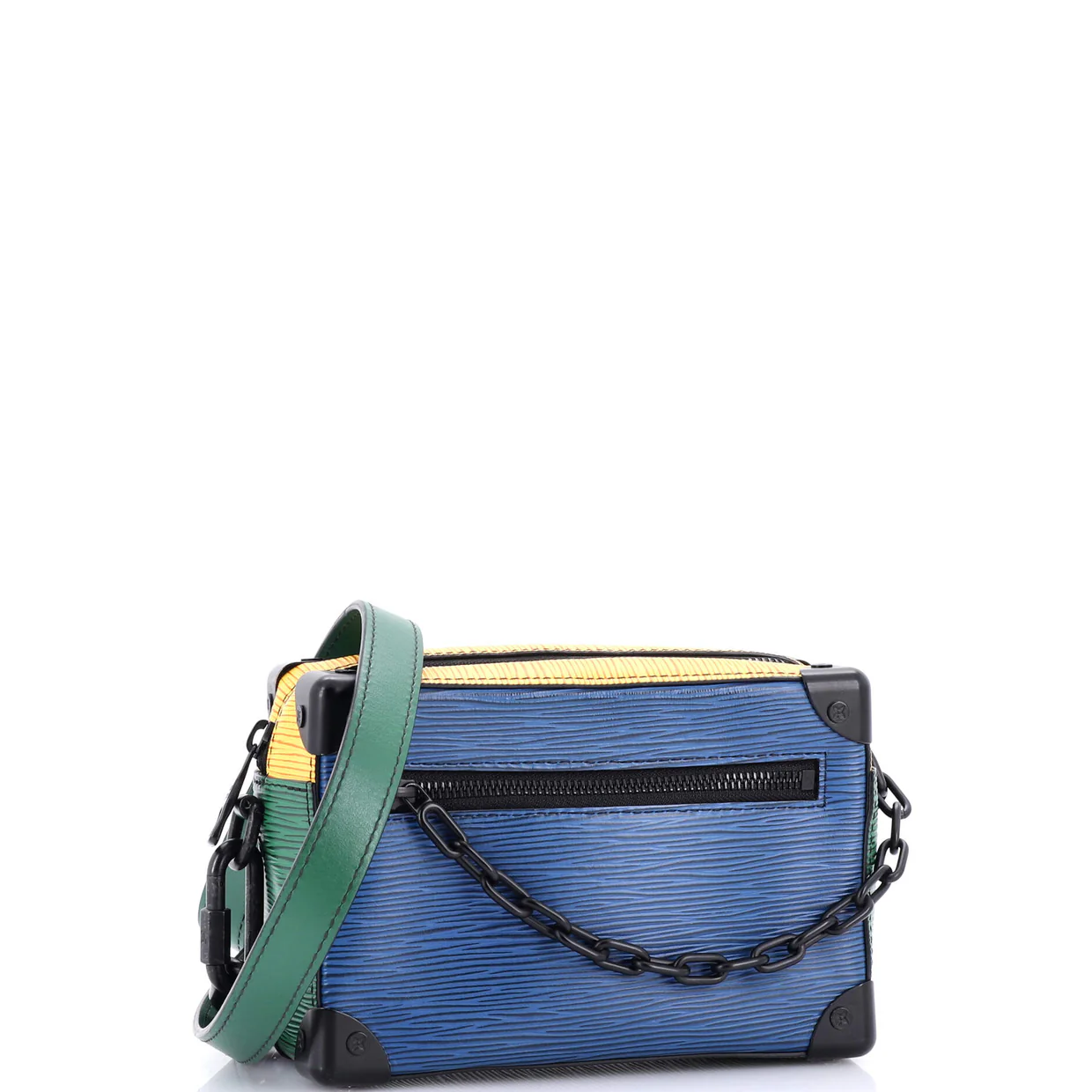 Soft Trunk Bag Colorblock Epi Leather Mini - Deep Luxury