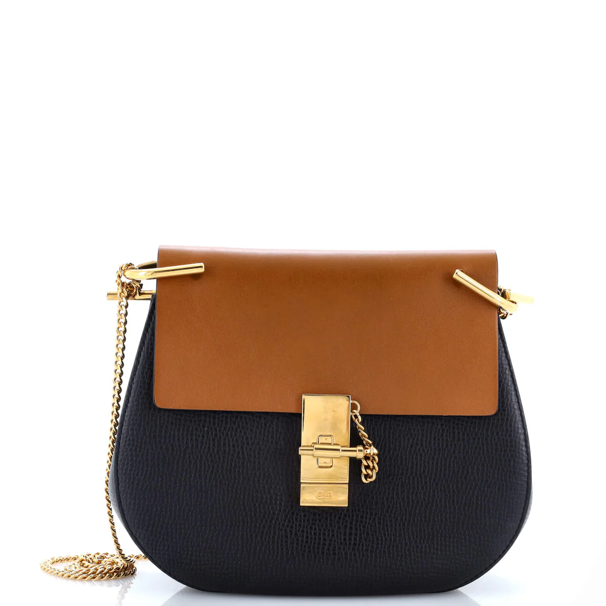 Drew Crossbody Bag Leather Mini - Deep Luxury