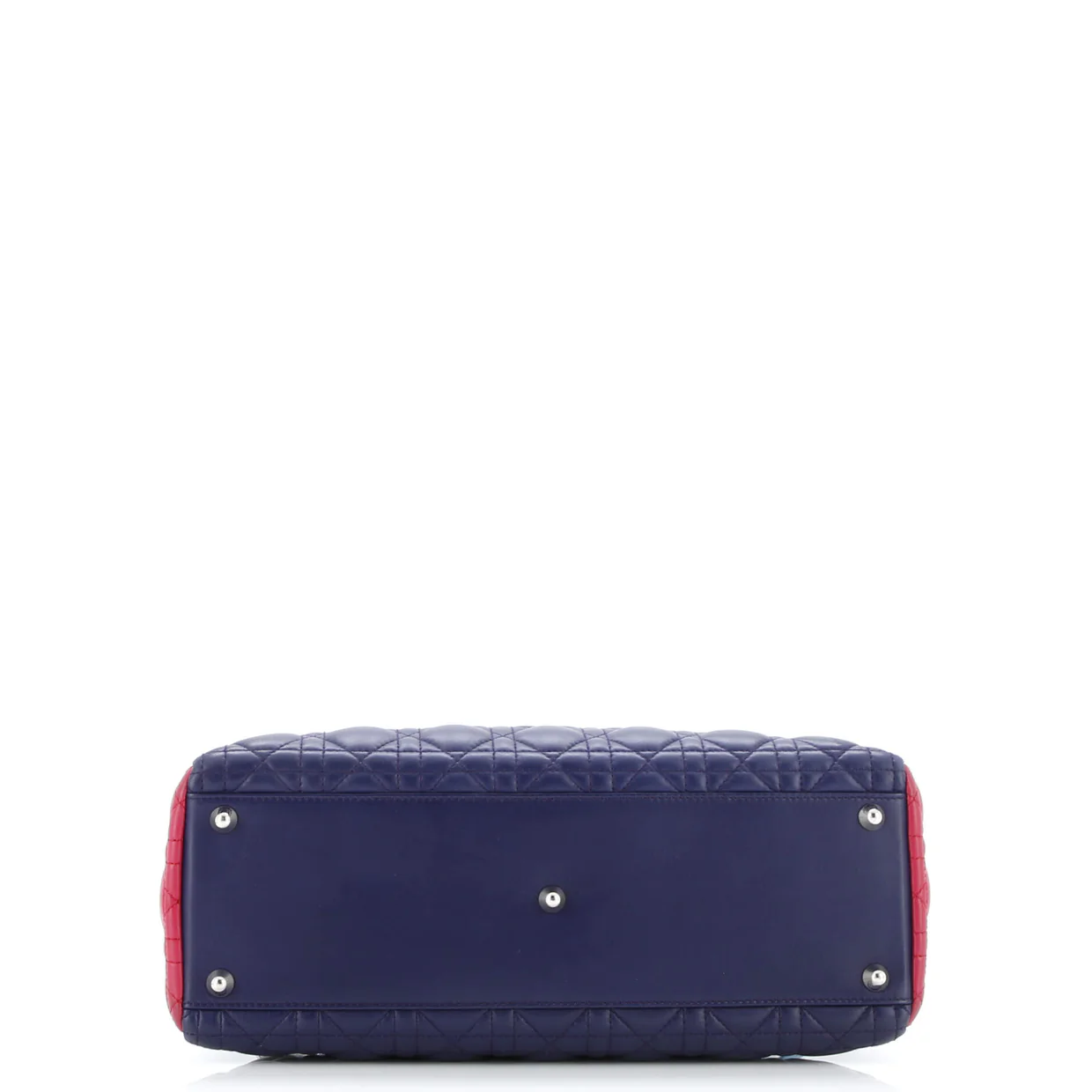 Lady Dior Bag Cannage Quilt Lambskin Large - Deep Luxury