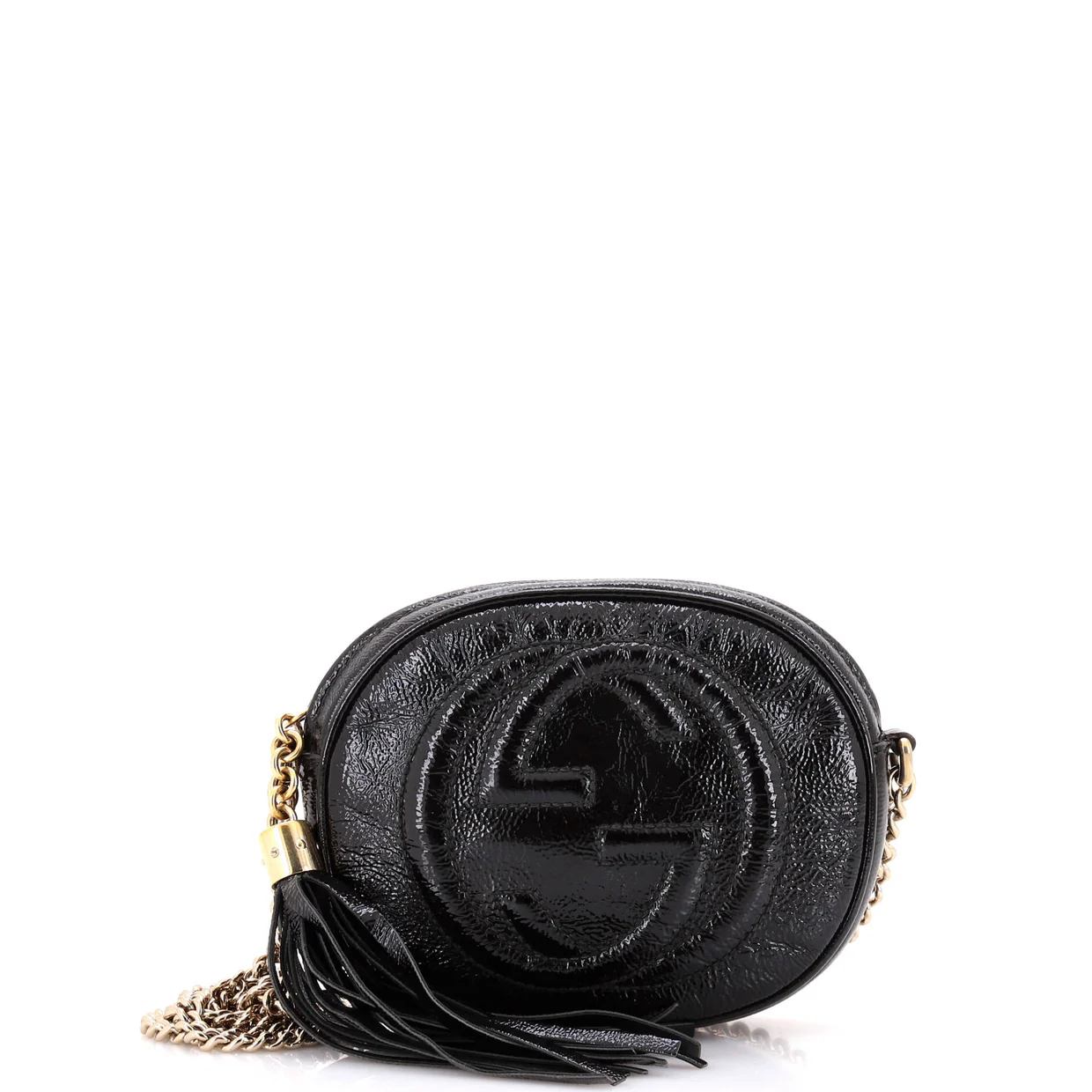 Soho Chain Bag Patent Mini - Deep Luxury