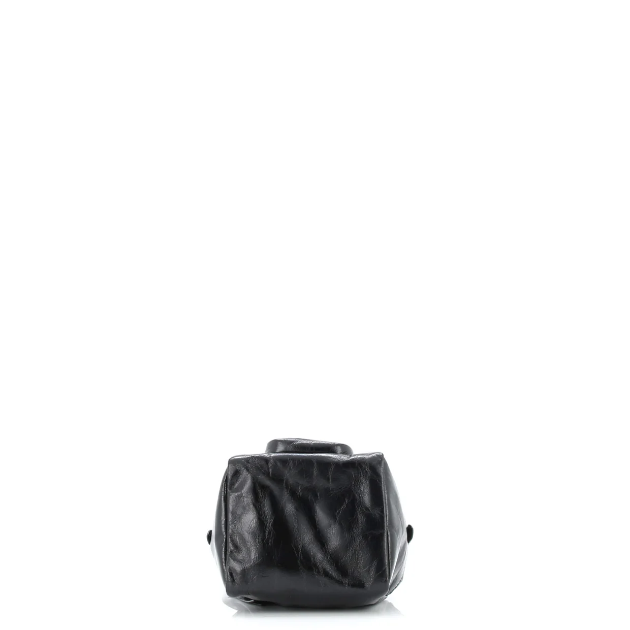 Dangle Top Handle Bag Leather Mini - Deep Luxury