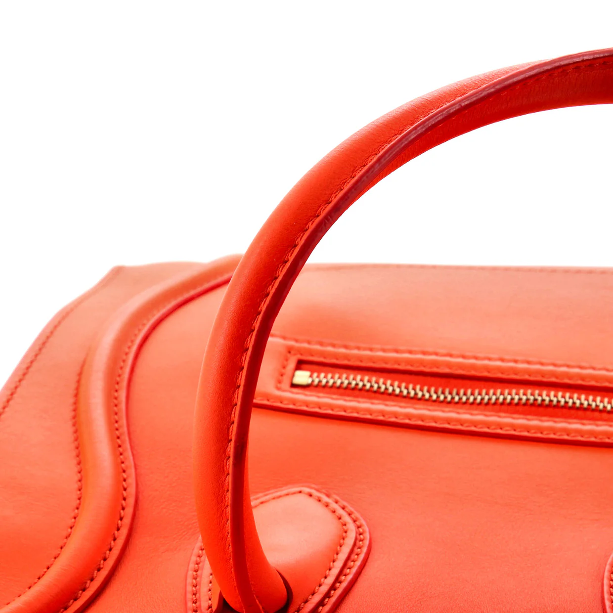 Luggage Bag Smooth Leather Mini - Deep Luxury