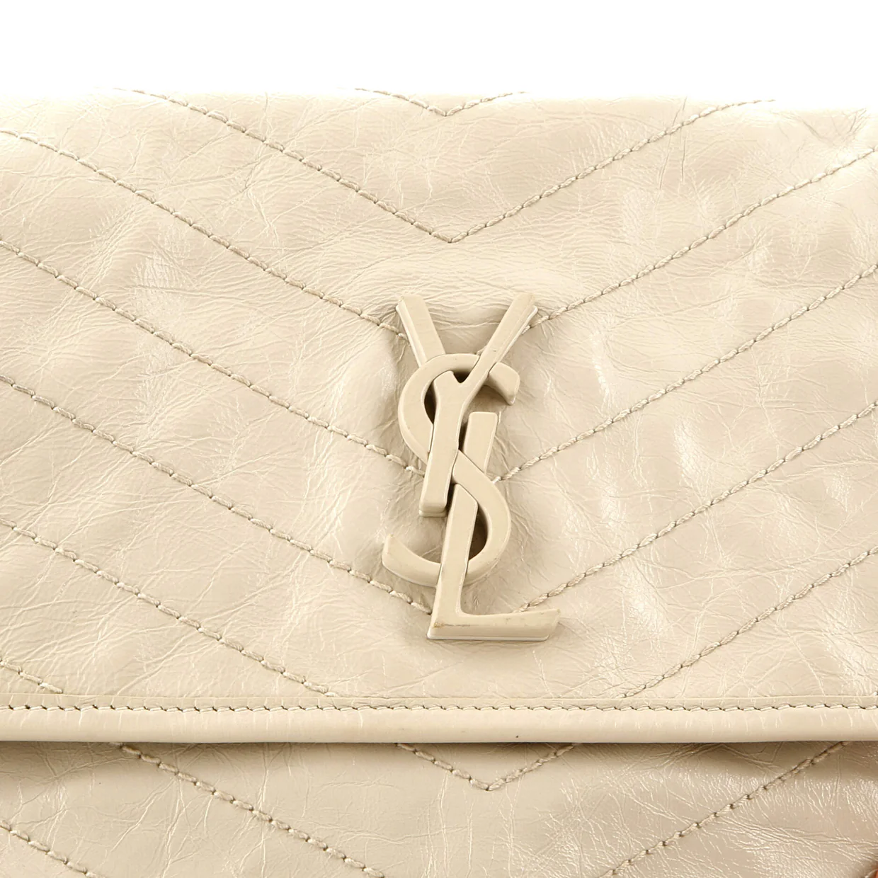 Niki Chain Flap Bag Matelasse Chevron Leather Medium - Deep Luxury