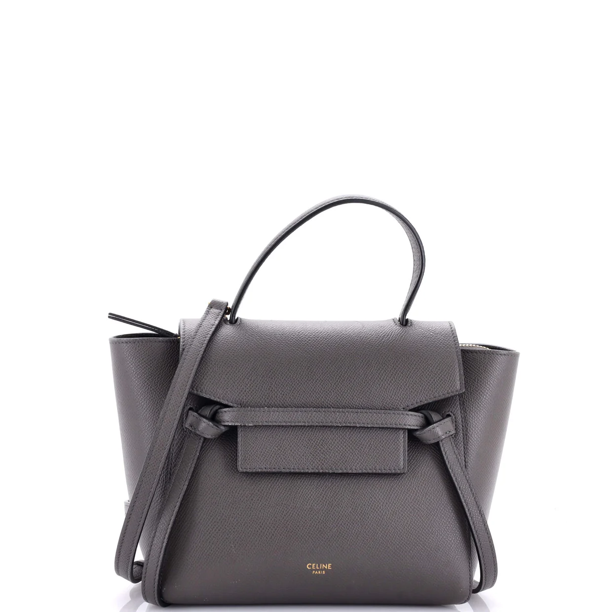 Belt Bag Textured Leather Nano - Deep Luxury