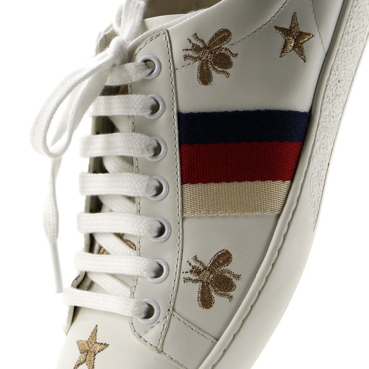 Ace Sneakers Embroidered Leather - Deep Luxury