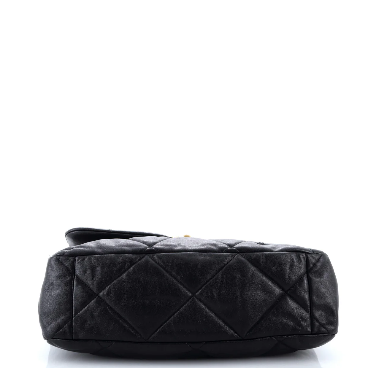 19 Flap Bag Quilted Leather Maxi - Deep Luxury