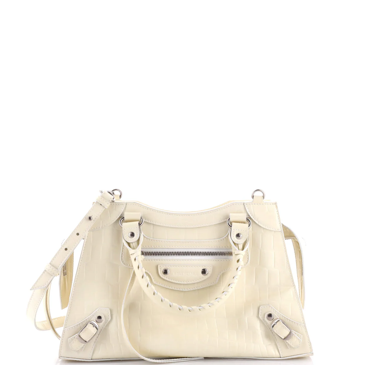 Neo Classic City Bag Crocodile Embossed Leather Small - Deep Luxury