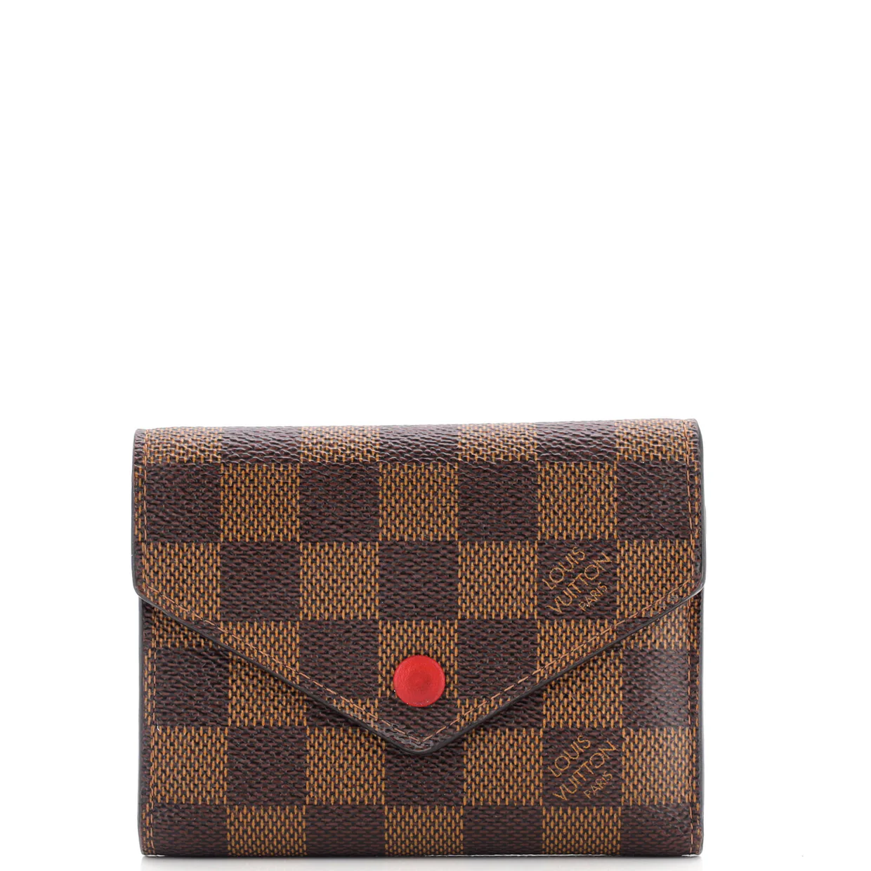 Victorine Wallet Damier - Deep Luxury
