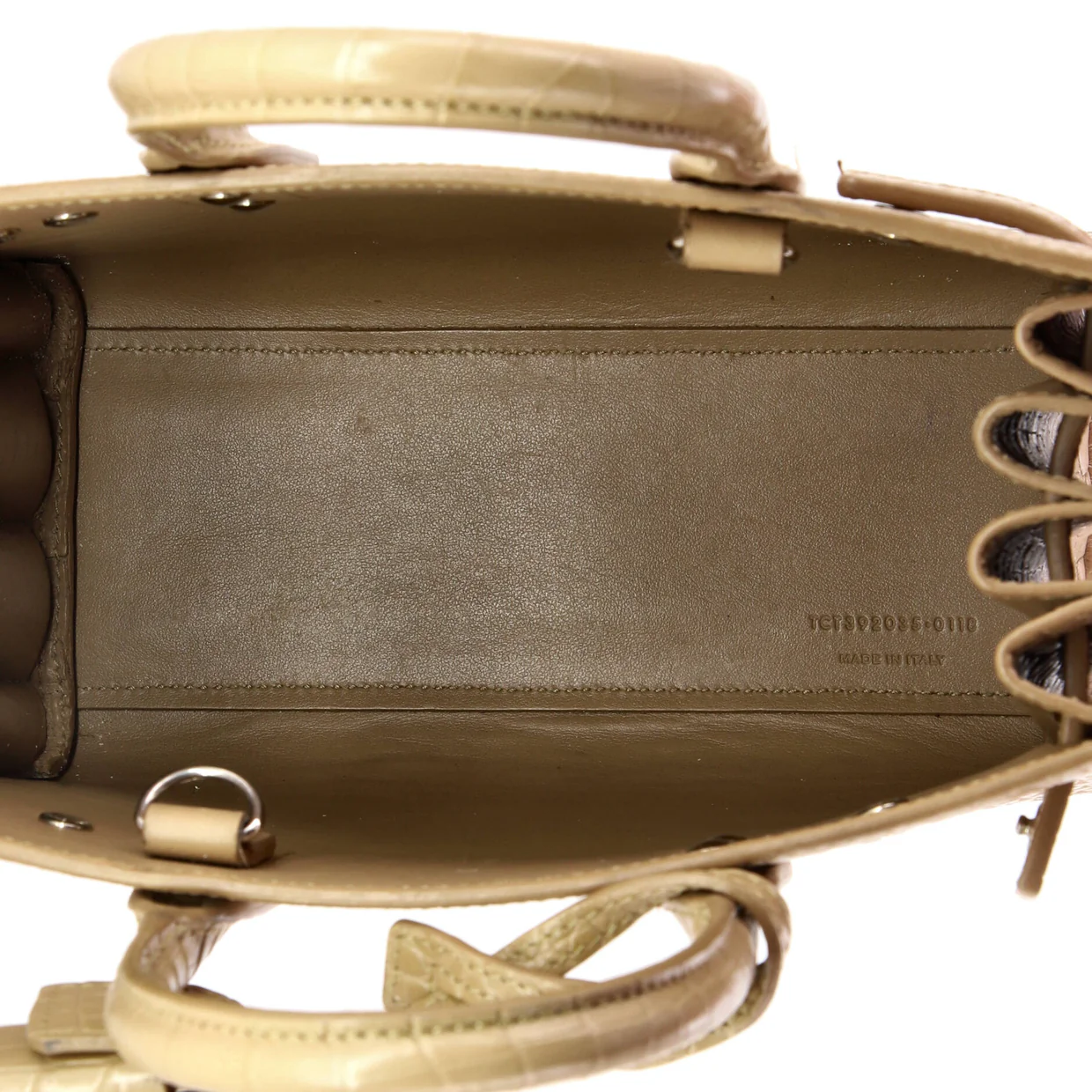 Sac de Jour NM Bag Crocodile Embossed Leather Nano - Deep Luxury